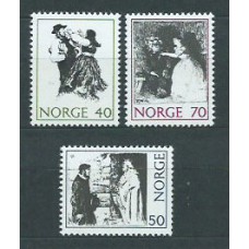 Noruega - Correo 1971 Yvert 586/8 ** Mnh