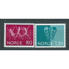 Noruega - Correo 1972 Yvert 604/5 ** Mnh