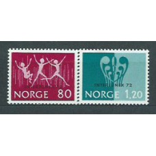 Noruega - Correo 1972 Yvert 609/10 ** Mnh