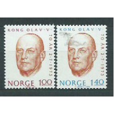 Noruega - Correo 1973 Yvert 620/1 ** Mnh Personaje