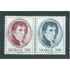 Noruega - Correo 1973 Yvert 622/3 ** Mnh Personaje