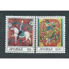 Noruega - Correo 1974 Yvert 649/50 ** Mnh Arte