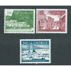 Noruega - Correo 1975 Yvert 656/8 ** Mnh Arquitectura