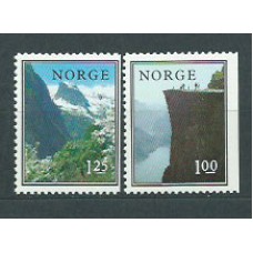 Noruega - Correo 1976 Yvert 682/3 ** Mnh Paisajes