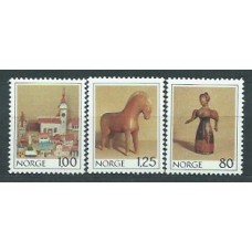 Noruega - Correo 1978 Yvert 743/5 ** Mnh