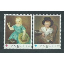 Noruega - Correo 1979 Yvert 749/50 ** Mnh Pinturas