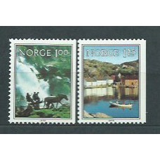 Noruega - Correo 1979 Yvert 751/2 ** Mnh Paisajes