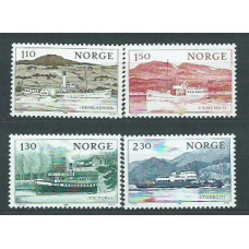 Noruega - Correo 1981 Yvert 797/800 ** Mnh Barcos