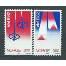 Noruega - Correo 1982 Yvert 809/10 ** Mnh Deportes