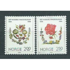 Noruega - Correo 1984 Yvert 862/3 ** Mnh Flora