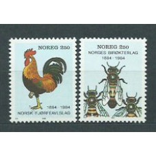 Noruega - Correo 1984 Yvert 864/5 ** Mnh Fauna