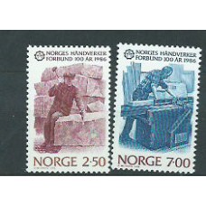 Noruega - Correo 1986 Yvert 900/1 ** Mnh