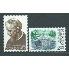 Noruega - Correo 1987 Yvert 929/30 ** Mnh Personaje. Música