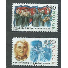 Noruega - Correo 1988 Yvert 944/5 ** Mnh