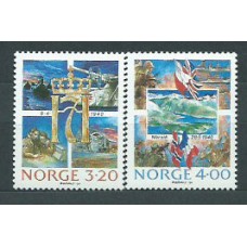 Noruega - Correo 1990 Yvert 999/1000 ** Mnh