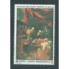 Malta - Orden Militar Correo Yvert 381 ** Mnh Pintura