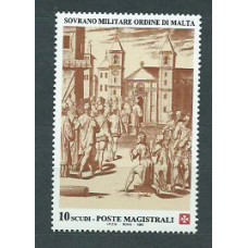 Malta - Orden Militar Correo Yvert 496 ** Mnh