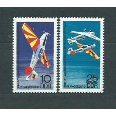 Alemania Oriental Correo 1968 Yvert 1087/8 ** Mnh Avión