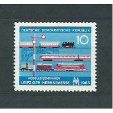 Alemania Oriental Correo 1968 Yvert 1095 ** Mnh Tren