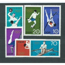 Alemania Oriental Correo 1968 Yvert 1100/5 ** Mnh Deportes