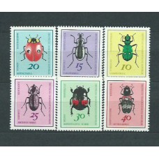 Alemania Oriental Correo 1968 Yvert 1107/12 ** Mnh Insectos