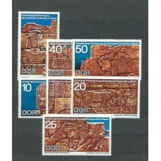 Alemania Oriental Correo 1970 Yvert 1297/303 ** Mnh Arqueologia