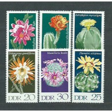 Alemania Oriental Correo 1970 Yvert 1316/21 ** Mnh Flores