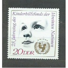 Alemania Oriental Correo 1971 Yvert 1379 ** Mnh Unicef