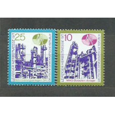 Alemania Oriental Correo 1971 Yvert 1383/4 ** Mnh