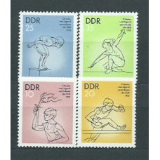 Alemania Oriental Correo 1975 Yvert 1745/8 ** Mnh Deportes