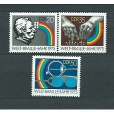 Alemania Oriental Correo 1975 Yvert 1771/3 ** Mnh