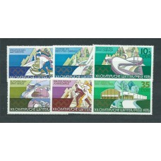 Alemania Oriental Correo 1975 Yvert 1779/84+H,38 ** Mnh Deportes