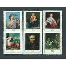 Alemania Oriental Correo 1976 Yvert 1863/8 ** Mnh Pinturas