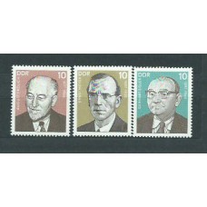 Alemania Oriental Correo 1977 Yvert 1935/7 ** Mnh Personajes