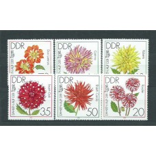 Alemania Oriental Correo 1979 Yvert 2100/5 ** Mnh Flores