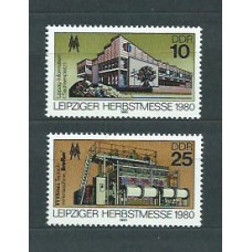 Alemania Oriental Correo 1980 Yvert 2197/8 ** Mnh