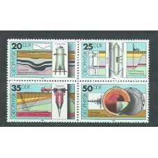 Alemania Oriental Correo 1980 Yvert 2216/9 ** Mnh