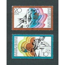 Alemania Oriental Correo 1981 Yvert 2272/3 ** Mnh Deportes