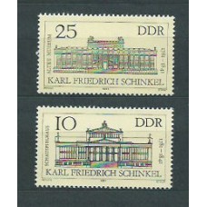 Alemania Oriental Correo 1981 Yvert 2276/7 ** Mnh