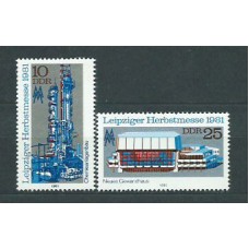 Alemania Oriental Correo 1981 Yvert 2291/2 ** Mnh