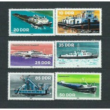 Alemania Oriental Correo 1981 Yvert 2306/11 ** Mnh Barcos