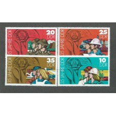 Alemania Oriental Correo 1984 Yvert 2530/3 ** Mnh