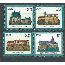 Alemania Oriental Correo 1984 Yvert 2539/42 ** Mnh Castillos