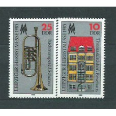 Alemania Oriental Correo 1985 Yvert 2587/8 ** Mnh