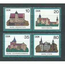 Alemania Oriental Correo 1985 Yvert 2599/602 ** Mnh Castillos