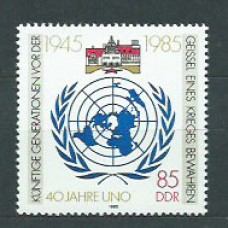 Alemania Oriental Correo 1985 Yvert 2605 ** Mnh