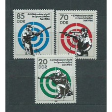 Alemania Oriental Correo 1986 Yvert 2666/8 ** Mnh Deportes