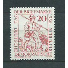 Alemania Oriental Correo 1956 Yvert 269 usado Dia del Sello