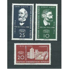 Alemania Oriental Correo 1956 Yvert 270/2 ** Mnh