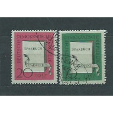 Alemania Oriental Correo 1957 Yvert 323/4 usado